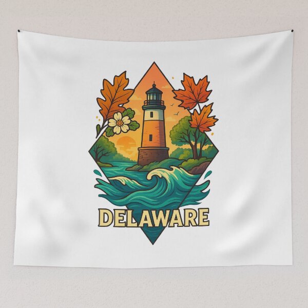 Item preview, Delaware – Coastal Lighthouse and Atlantic Landscapes designed and sold by Ahau Designs.