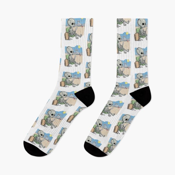 Item preview, Alien on Vacation  designed and sold by CleverCulture.