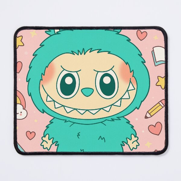 Item preview, Cute Green Monster with School Supplies Notebook Cover designed and sold by Dreamiz.