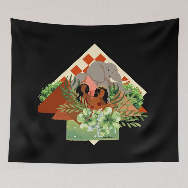 Item preview, Sistas in red and Elephant designed and sold by artbyomega.