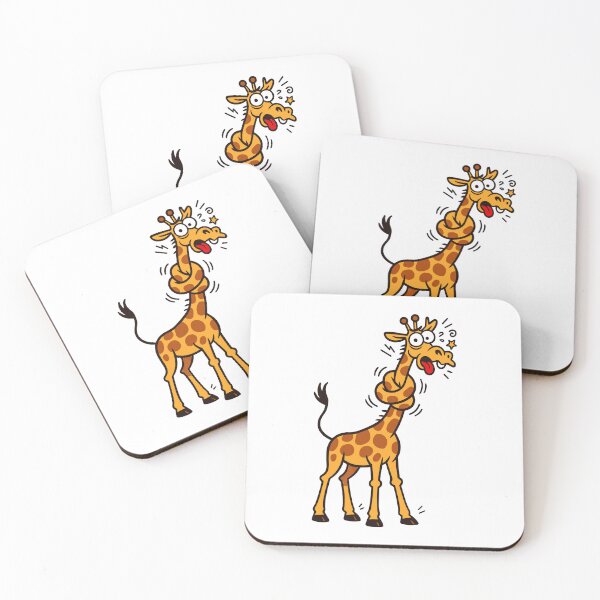 Item preview, Silly Twisted Neck Giraffe Cartoon designed and sold by SnappyPNG.