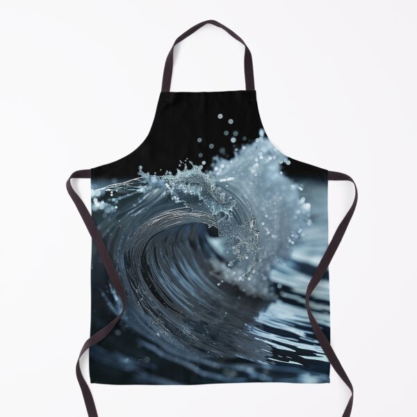 Item preview, Moonlit Wave Crest Sticker (Macro Ocean Close-Up) designed and sold by ArgentoArt.