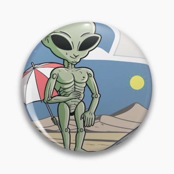 Item preview, Alien on Vacation  designed and sold by CleverCulture.