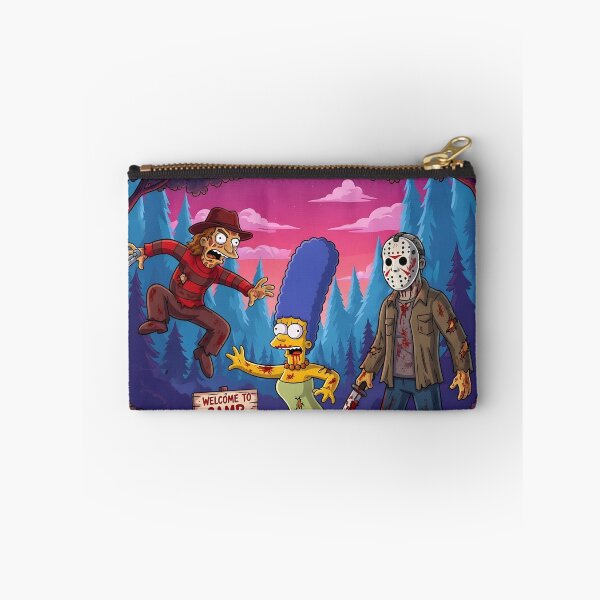 Item preview, Camp Crystal Lake - The Simpsons & Horror Parody Art designed and sold by AV.