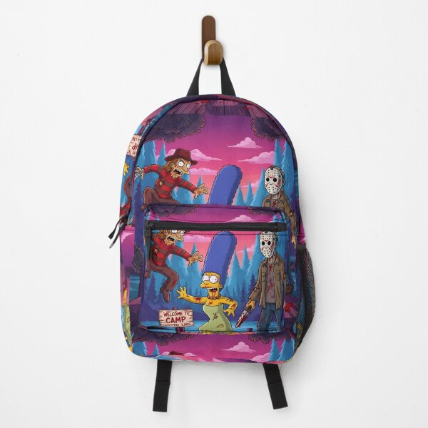 Item preview, Camp Crystal Lake - The Simpsons & Horror Parody Art designed and sold by AV.