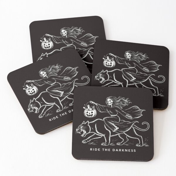 Item preview, Ride the Darkness – Gothic Panther and Skeleton Rider Design designed and sold by dortmond.