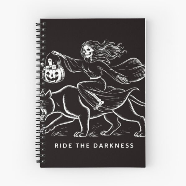 Item preview, Ride the Darkness – Gothic Panther and Skeleton Rider Design designed and sold by dortmond.