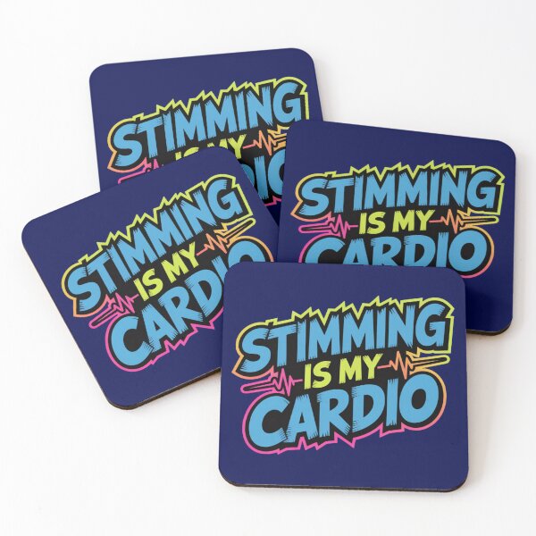 Item preview, Stimming is My Cardio – Edgy Logo designed and sold by GENX-AUTISM-DAD.