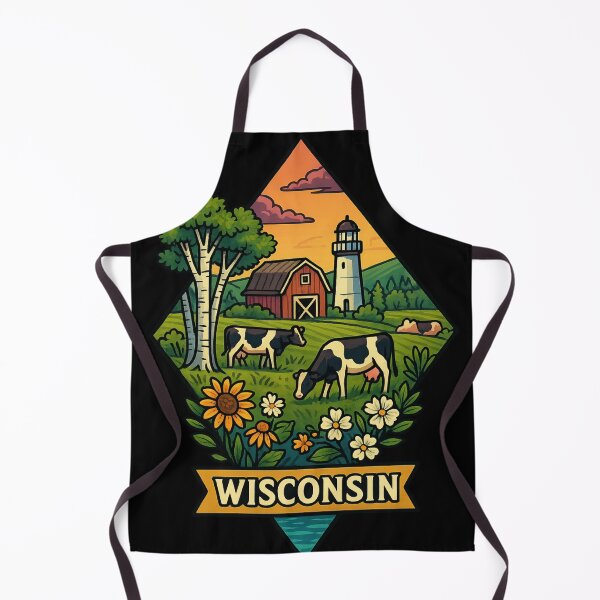 Item preview, Wisconsin – Dairy Farms and Rural Landscapes designed and sold by Ahau Designs.
