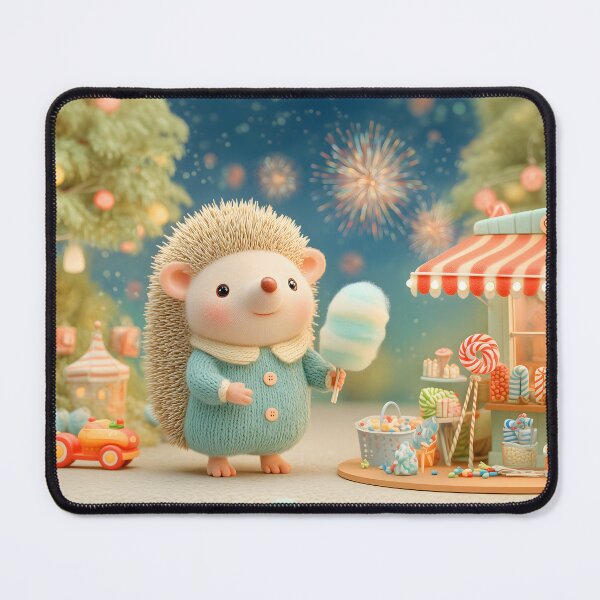 Artikelvorschau, Moonlit Sugar Carnival Sparkle - Igel entworfen und verkauft von CozyLodgeVillage.