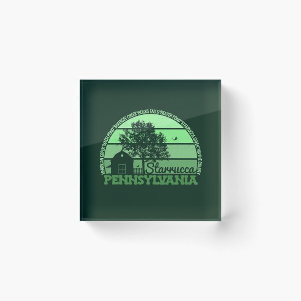 Item preview, Starrucca Pennsylvania Sunset Retro Vintage Local Pride Logo designed and sold by CRHPOD20.