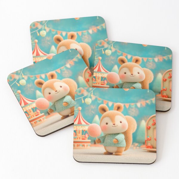 Item preview, Moonlit Sugar Carnival Sparkle - Squirrel designed and sold by CozyLodgeVillage.