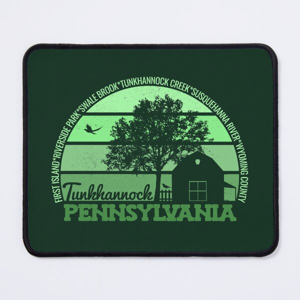 Item preview, Tunkhannock Pennsylvania Sunset Retro Vintage Local Pride Logo designed and sold by CRHPOD20.