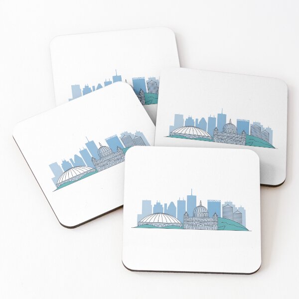 Item preview, Montréal Skyline – Minimalist Travel Souvenir Design designed and sold by Paper Drip.