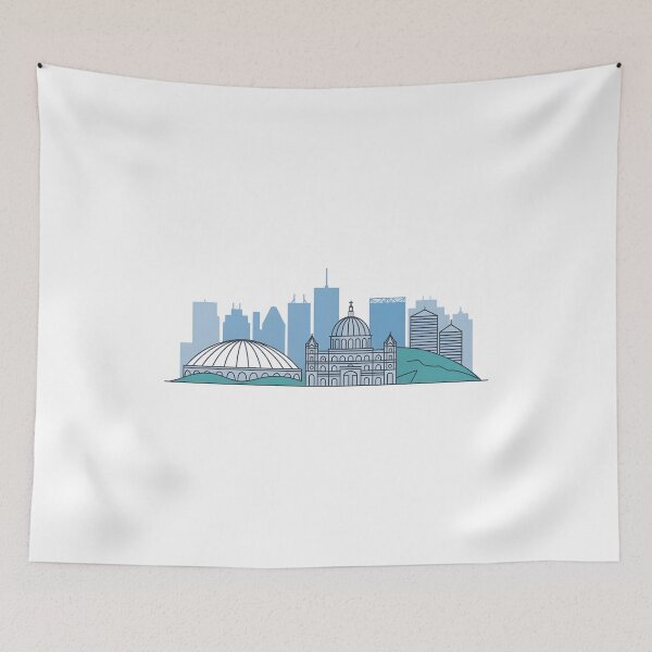 Item preview, Montréal Skyline – Minimalist Travel Souvenir Design designed and sold by Paper Drip.
