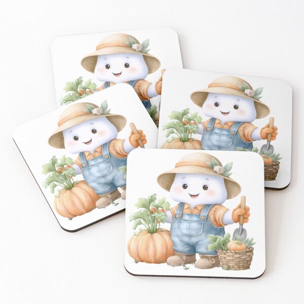 Item preview, Cute Ghost Gardening – Spooky Kawaii Plant Lover Design designed and sold by Winarrts.