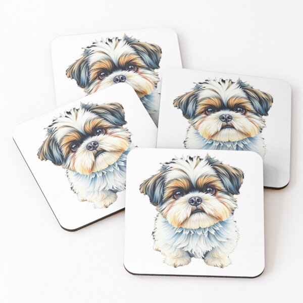 Item preview, Charming Shih Tzu Illustration designed and sold by EllDAV777.