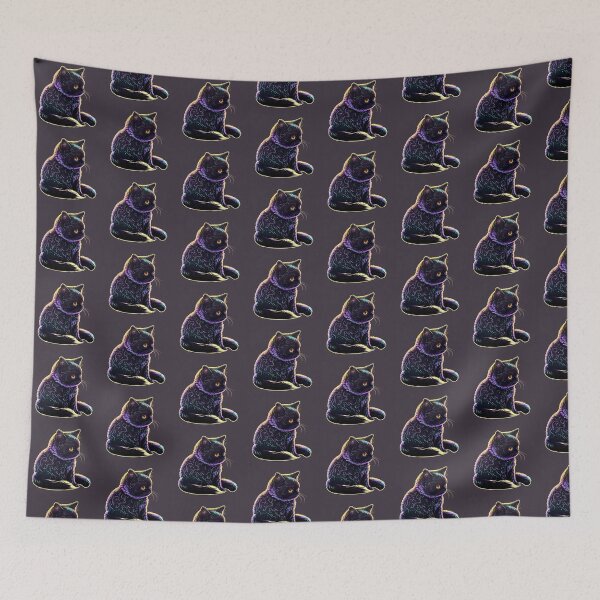 Item preview, Magical BLACK CAT designed and sold by CleverCulture.