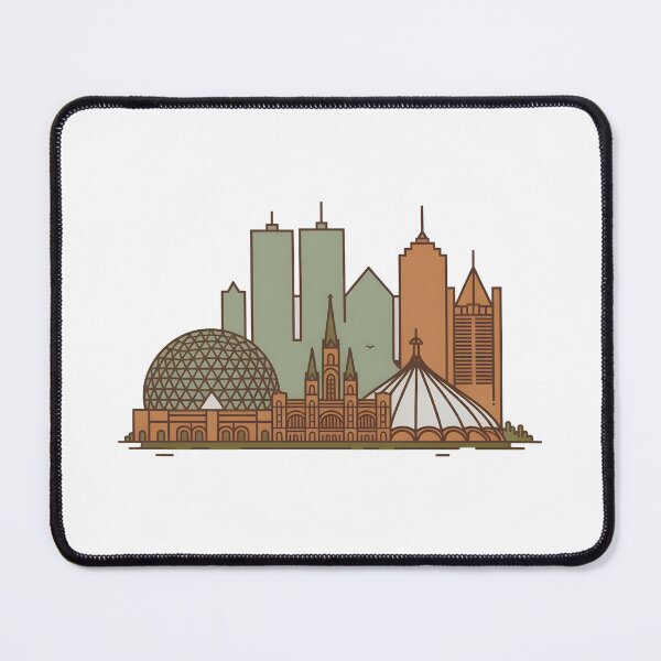 Item preview, Montréal Skyline – Minimalist Travel Souvenir Design designed and sold by Paper Drip.