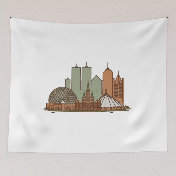 Item preview, Montréal Skyline – Minimalist Travel Souvenir Design designed and sold by Paper Drip.