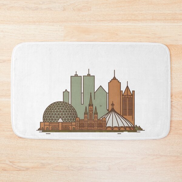 Item preview, Montréal Skyline – Minimalist Travel Souvenir Design designed and sold by Paper Drip.