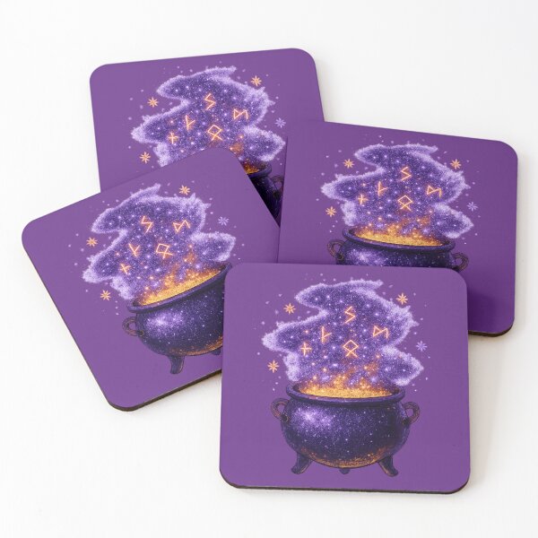 Item preview, Witch Cauldron – Bubbling Halloween Potion with Glitter Magic designed and sold by BloomOfDesign.
