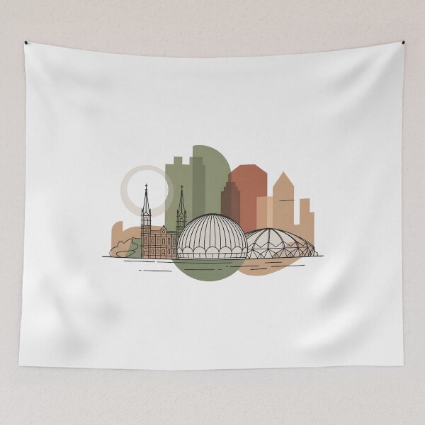 Item preview, Montréal Skyline – Minimalist Travel Souvenir Design designed and sold by Paper Drip.