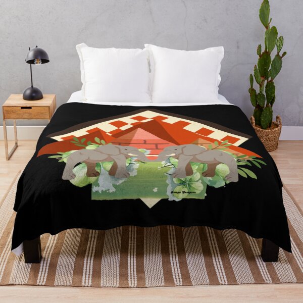 Item preview, Elephants and red pyramids designed and sold by artbyomega.