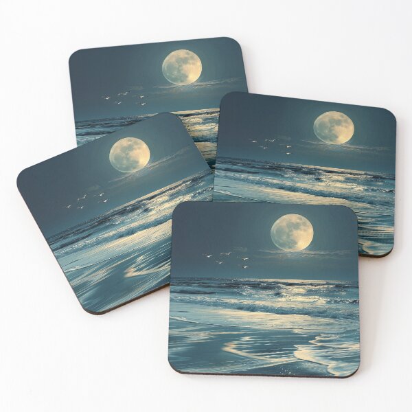 Item preview, Tidelight Sonata: Moon Over Indigo Shore designed and sold by ArgentoArt.
