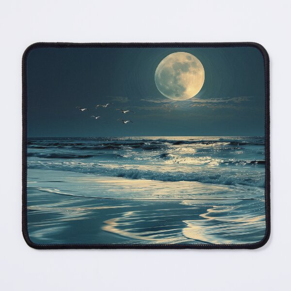 Item preview, Tidelight Sonata: Moon Over Indigo Shore designed and sold by ArgentoArt.