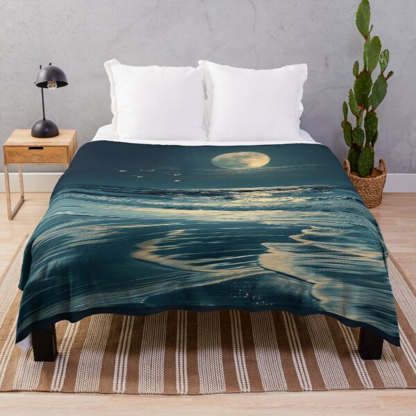 Item preview, Tidelight Sonata: Moon Over Indigo Shore designed and sold by ArgentoArt.