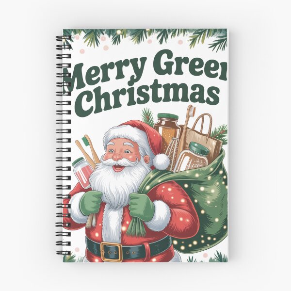 Item preview, Santa Carrying Eco-Friendly Christmas Gifts designed and sold by Mystic Wild Studio.