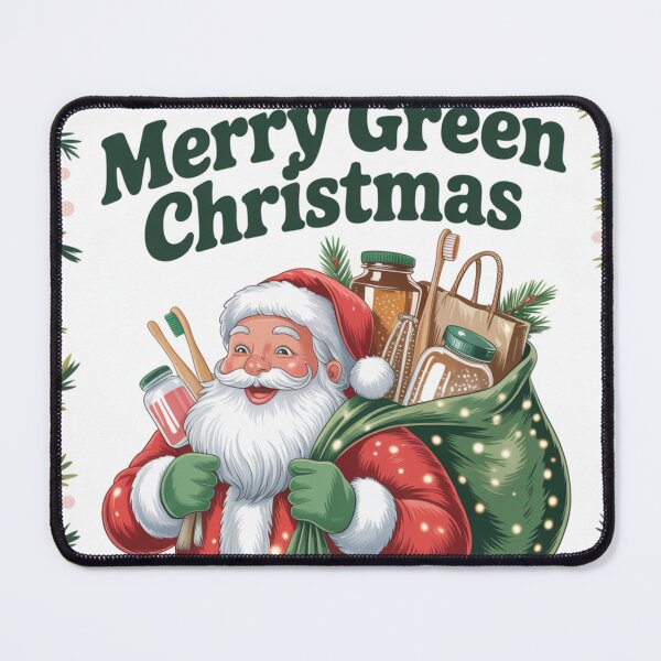 Item preview, Santa Carrying Eco-Friendly Christmas Gifts designed and sold by Mystic Wild Studio.