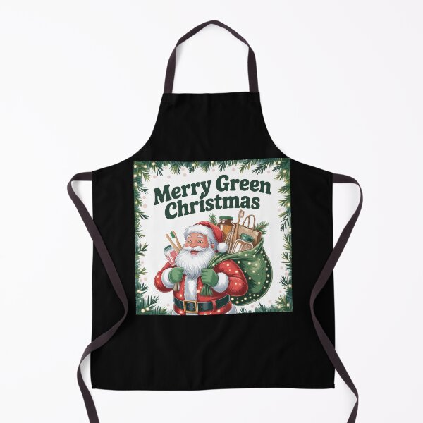 Item preview, Santa Carrying Eco-Friendly Christmas Gifts designed and sold by Mystic Wild Studio.