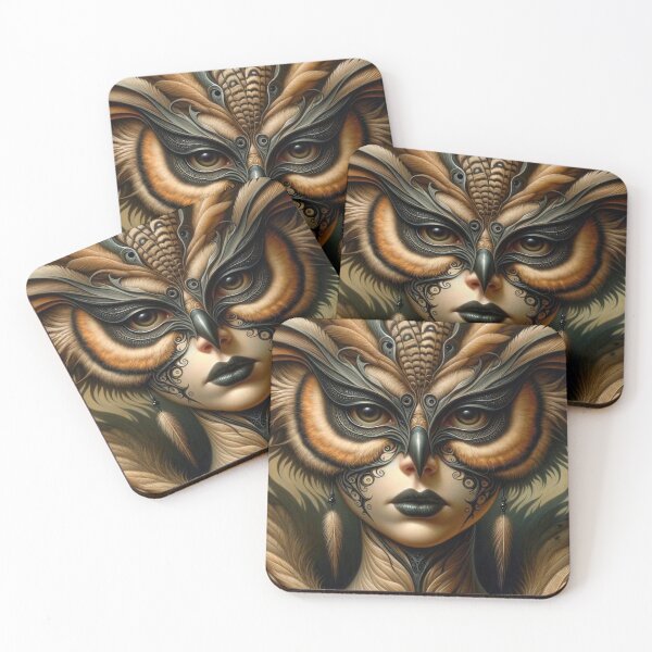 Item preview, Behind the Owl Mask designed and sold by JMC-Art74.