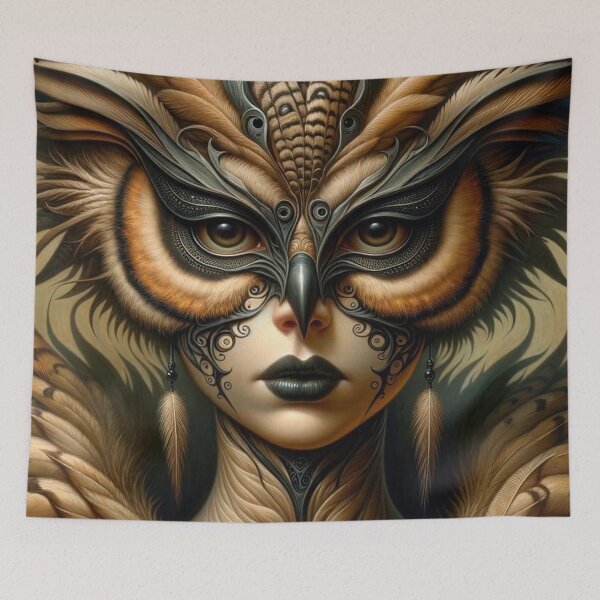 Item preview, Behind the Owl Mask designed and sold by JMC-Art74.