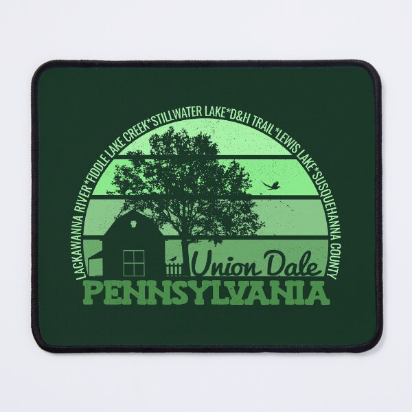 Item preview, Union Dale Pennsylvania Sunset Retro Vintage Local Pride Logo designed and sold by CRHPOD20.