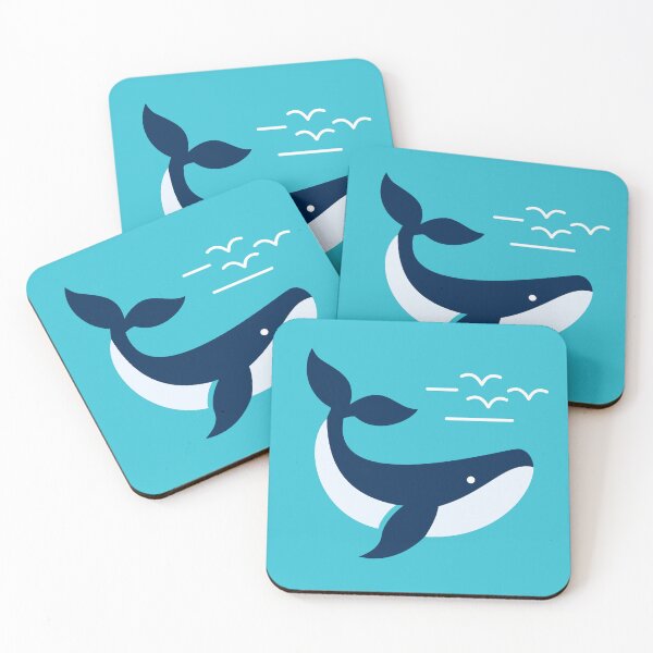 Item preview, Whale swimming in the ocean designed and sold by langebleu.