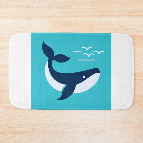 Item preview, Whale swimming in the ocean designed and sold by langebleu.