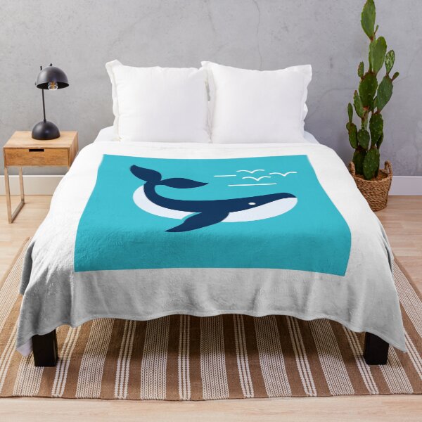 Item preview, Whale swimming in the ocean designed and sold by langebleu.