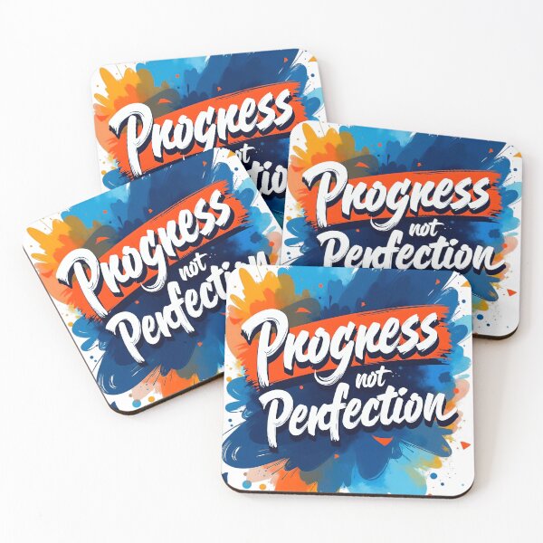 Item preview, Progress Not Perfection | Sobriety & Recovery Gifts | SoberSips designed and sold by SoberSips.