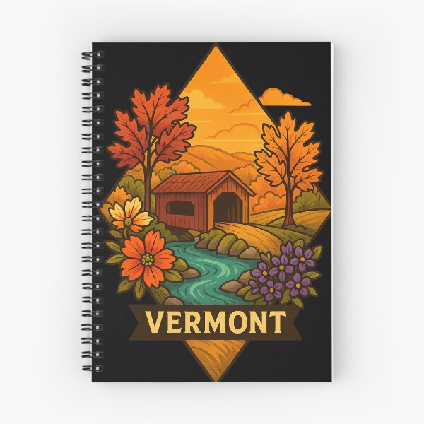 Item preview, Vermont – Covered Bridge and Autumn Landscapes designed and sold by Ahau Designs.