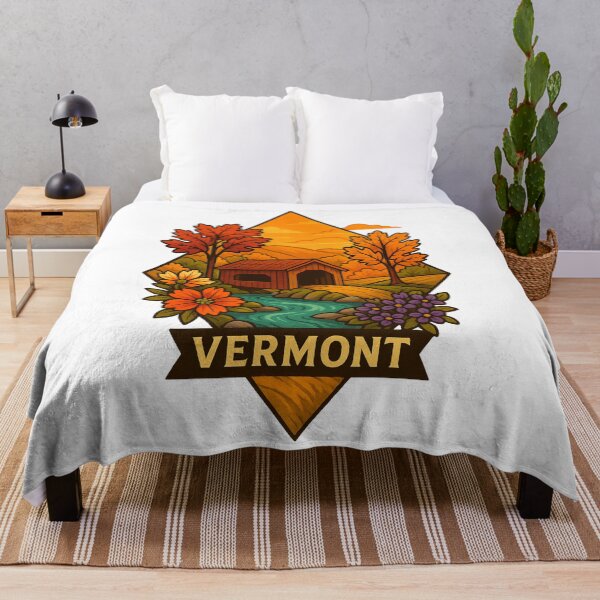 Item preview, Vermont – Covered Bridge and Autumn Landscapes designed and sold by Ahau Designs.