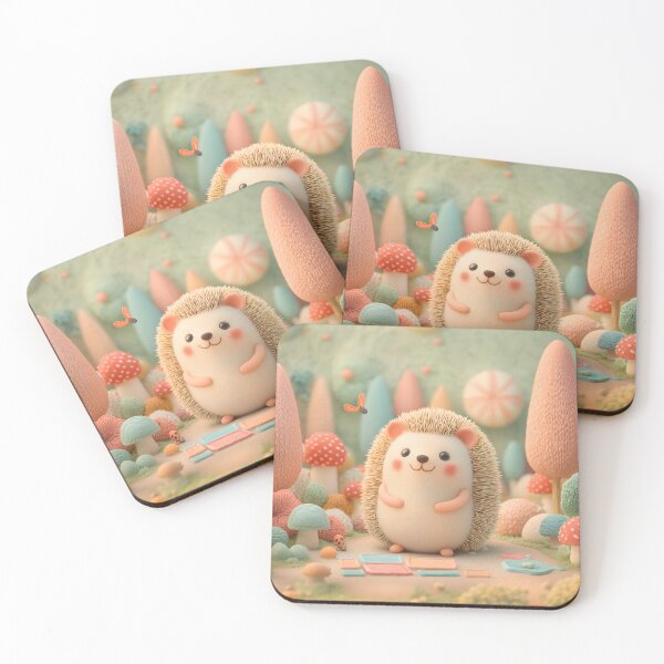 Item preview, Hoppity Hopscotch - Hedgehog designed and sold by CozyLodgeVillage.