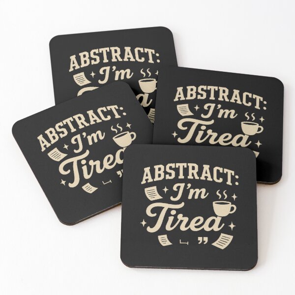 Item preview, Academic writing - Abstract I'm Tired  designed and sold by DemureArtsy.