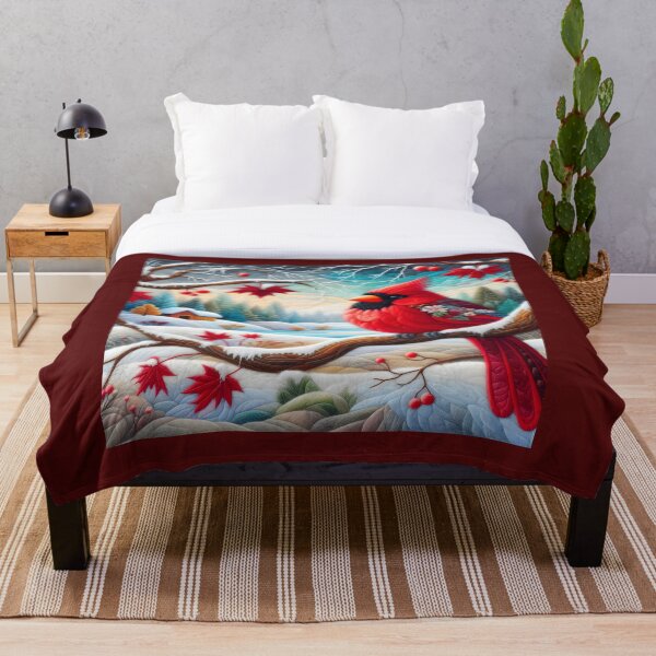 Item preview, 'El invierno de un cardenal rojo' designed and sold by LittlePaws2.