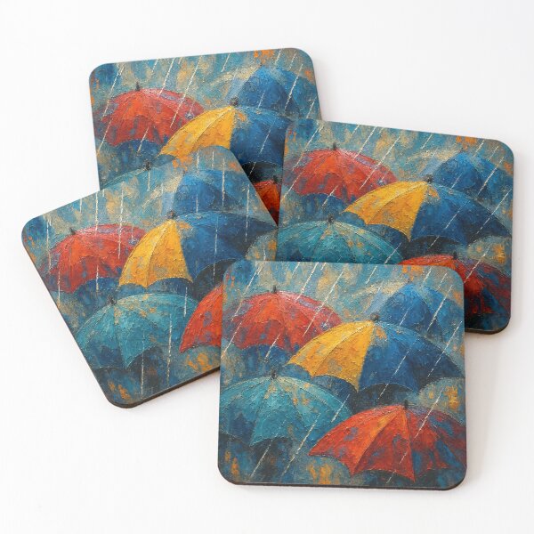 Item preview, Umbrellas in the Rain designed and sold by CarolM.