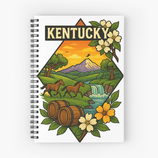 Item preview, Kentucky – Horses, bourbon, and Bluegrass landscapes designed and sold by Ahau Designs.