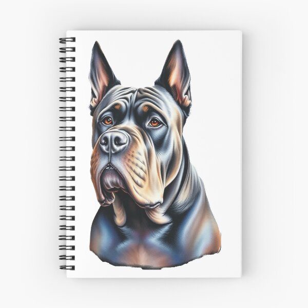 Artikelvorschau, Intensive Cane Corso Portrait Illustration entworfen und verkauft von EllDAV777.