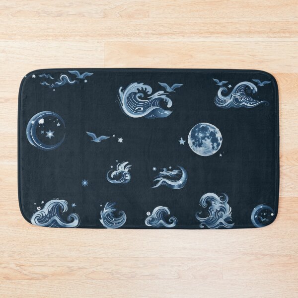 Item preview, Moonlit Wave Elements: Indigo Sticker Pack designed and sold by ArgentoArt.